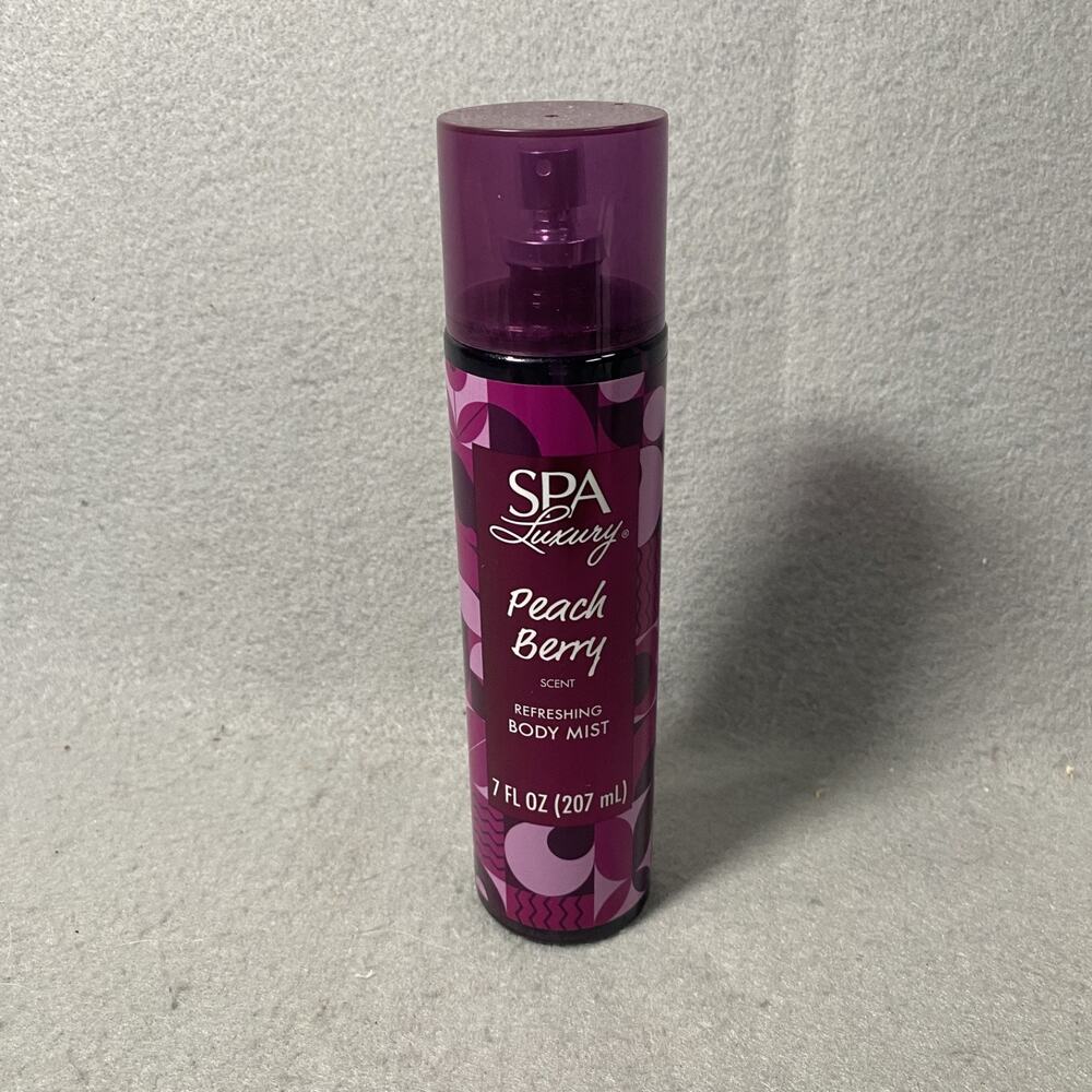 New Spa Luxury Peach Berry Scent Refreshing Body Mist Perfume 7 Fl oz